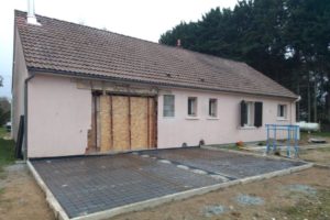 Évolution travaux maison